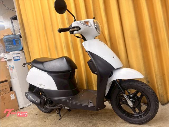 東京豊島区大塚のバイクや スズキ レッツ CA4AA 白色現役バイク自賠責付き試乗も可能,乗って帰れます！ スズキ レッツ CA4AA 2015年モデル ソリッドスペシャル