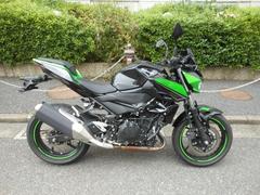 カワサキ　Ｚ４００　純正スライダー・純正タンクパッド・ラジエーターガード・ウインドスクリーン・ＵＳＢポート装備車　ＥＴＣ２．０装備