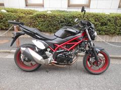 スズキ　ＳＶ６５０　ＡＢＳ標準搭載　ＥＴＣ２．０搭載・ＵＳＢポート・リアキャリア・メーターバイザー・タンクパッド装備車両