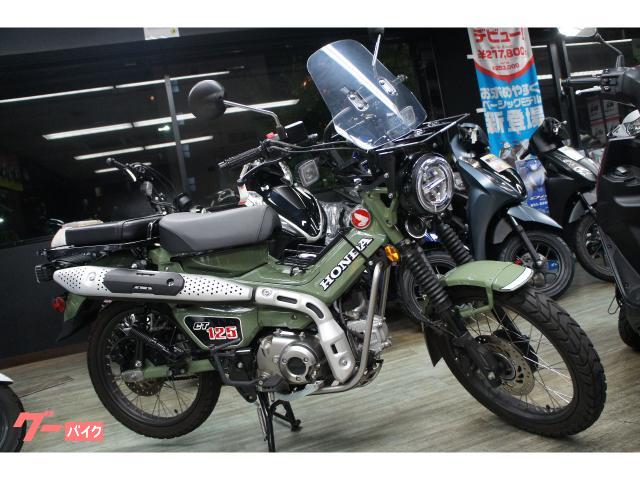 ＣＴ１２５ハンターカブ　ＺＥＴＡスクリーン　ＵＳＢ電源　センターキャリア　タンデムシート