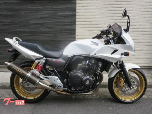ＣＢ４００Ｓｕｐｅｒ　ボルドール　ＶＴＥＣ　Ｒｅｖｏ　ＵＳＢ電源　ミツバサンコーワ製ＥＴＣ　ヨシムラ製マフラー　エンジンガード