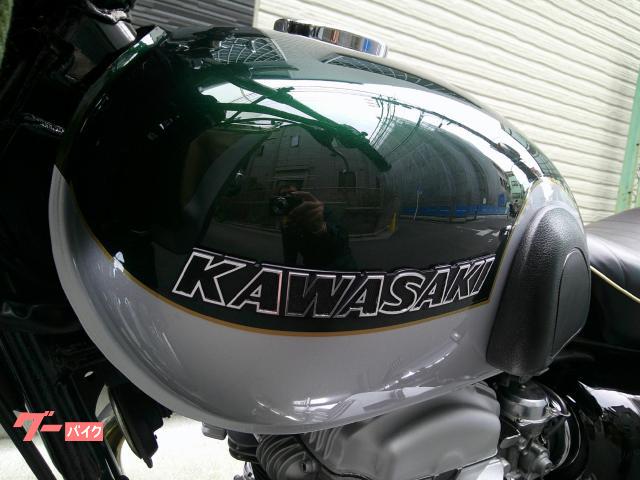 カワサキ W650 アップハンドル仕様 旭風防製スクリーン 車検2年付
