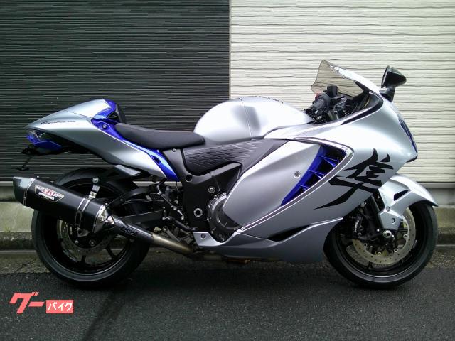 ハヤブサ（ＧＳＸ１３００Ｒ　Ｈａｙａｂｕｓａ）　ヨシムラ製マフラー　ストライカー製バックステップ　アクティブ製フェンダーレス