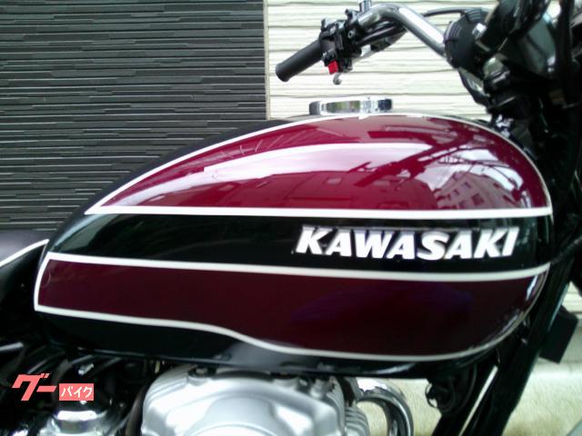 カワサキ W650 W3カラー アップハンドル仕様 USB電源 ETC