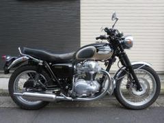 カワサキ　Ｗ６５０　ＵＳＢ電源　ＥＴＣ　ビート製フルエキゾーストマフラー　サイドバック　車検２年付