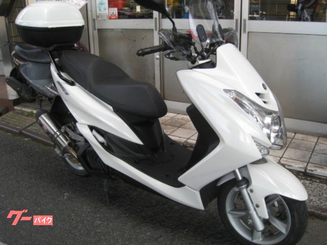 ヤマハ マジェスティS SG28J ホワイト ヨシムラマフラー キー2