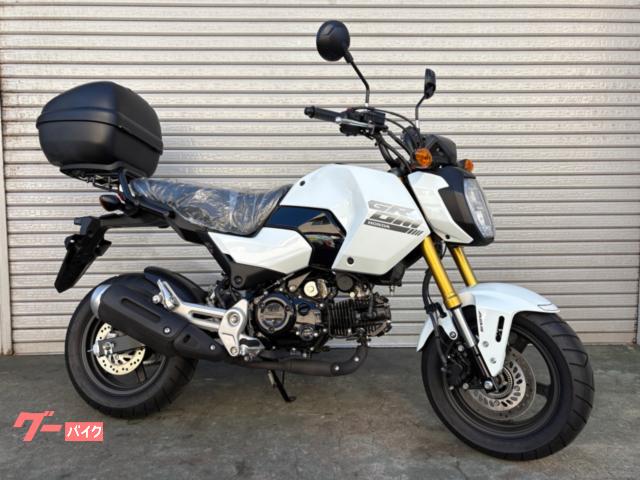 ポシャギ ホンダ グロム JC92 パールホライゾンホワイト リアキャリア