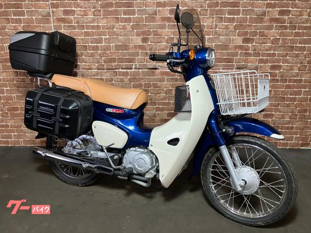 スーパーカブ１１０　ＪＡ４４　ダブルシート　前バスケット　サイドケース　リアボックス　グリップヒーター　スクリーン　フォグランプ