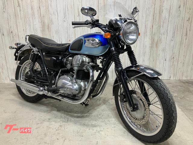 Ｗ６５０　タンデムバー　サイドバッグキャリア　スクリーン　社外ミラー　後タイヤ新品