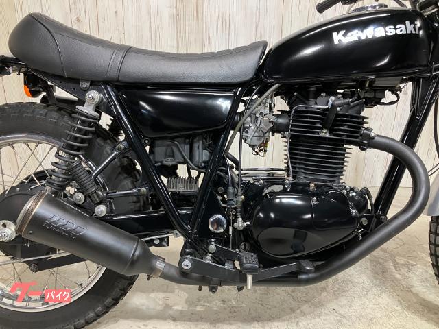 カワサキ 250TR キャブ車 前後アルミフェンダー マフラー 社外