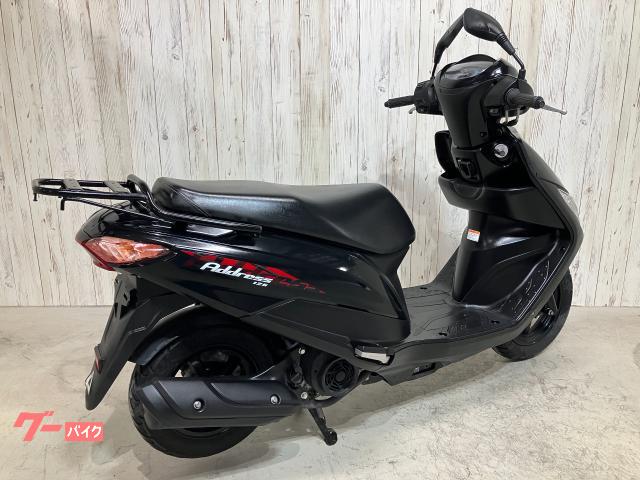 アドレス125 DT11A ブラック スズキ アドレス125 DT11A ブラック リアボックス付き