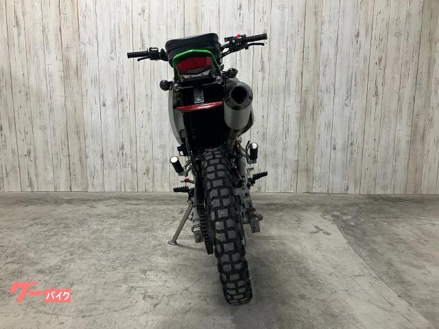 カワサキ KLX125 ローダウンリンク DELTAマフラー リア