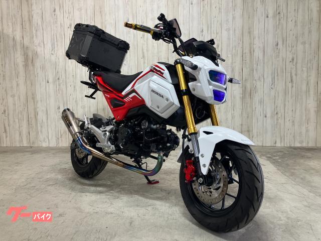 ホンダ グロム JC75 OVERマフラー シート張替え リアキャリア