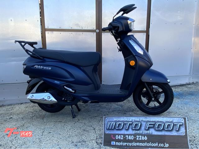 アドレス１２５・２０２６年モデル　ＵＳＢ電源標準装着　前後連動ブレーキ　メーカー保証２年付