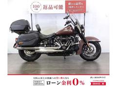 ＨＡＲＬＥＹ−ＤＡＶＩＤＳＯＮ　ＦＬＨＣＳ　ソフテイル　ヘリテイジクラシック１１４　オーリンズ製リアサスペンション／ハーレー純正トリプルケース／バックレスト