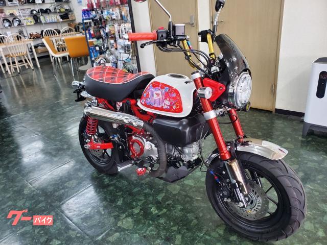 ホンダ モンキー125 HONDA×クロミのタンクサイドカバー｜株式
