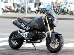 ホンダ　グロム　プロジェクターヘッドライト　スクリーン　マットブラック