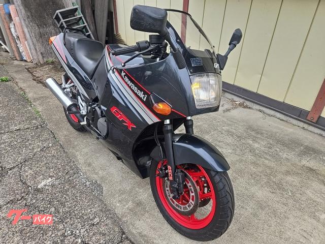 KAWASAKI GPX400R 黒 格安提供車 半額配送キャンペーン 期間限定車体本体価格 クランキング確認済み 激安 横浜 都筑 宮前 P-Yard Yahoo!オークション - KAWASAKI GPZ400R 黒/赤 格安提供ベース車 要整