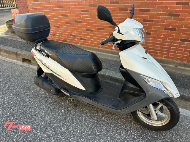 スズキ アドレス125 L8 DT11A リアボックス付き