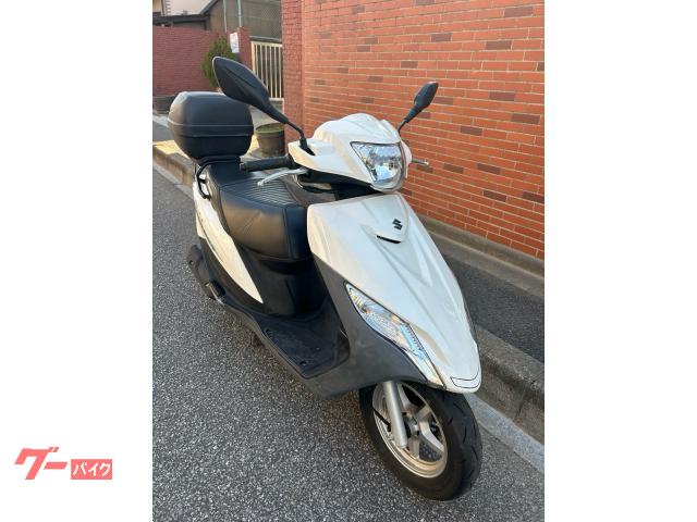 スズキ アドレス125 L8 DT11A リアボックス付き