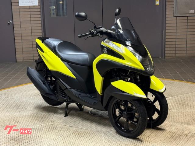 トリシティ１２５　２０２１年モデル　ワンオーナー車　ノーマル　イエロー　ＳＥＣ１Ｊ型