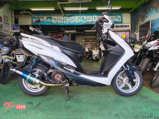 シグナスX SR ’2017 ワンオーナー EBJ−SEA5J マフラー フェンダーレス LEDヘッド・テールライト