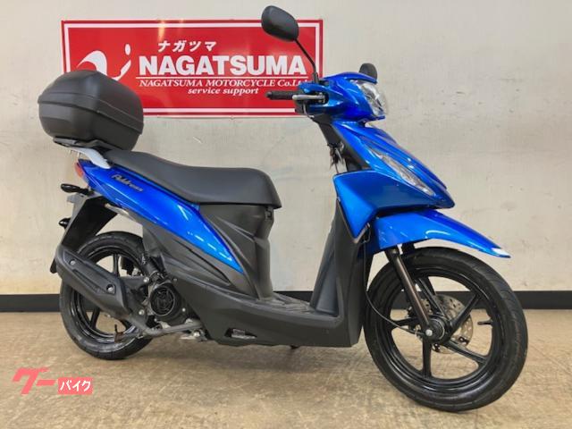 アドレス１１０　２０１８年モデル　ワンオーナー車　ＧＩＶＩ製リアボックス付き