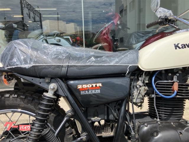 Kawasaki カワサキ250tr 純正 タンク ホワイト コック付属 Kawasaki
