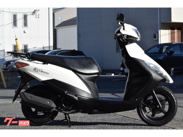 アドレス１２５　ワンオーナー　フラットシート最終モデル　ナポレオンミラー　フューエルインジェクション　防犯キーシャッター
