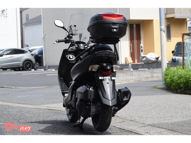 ライトカスタム‼︎【YAMAHA マジェスティ】リアBOX付き‼︎  ブラック‼︎ ヤマハ マジェスティS ワンオーナー タイヤ新品 リアボックス