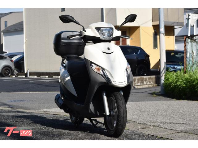 スズキ アドレス125 ワンオーナー リアボックス フューエル