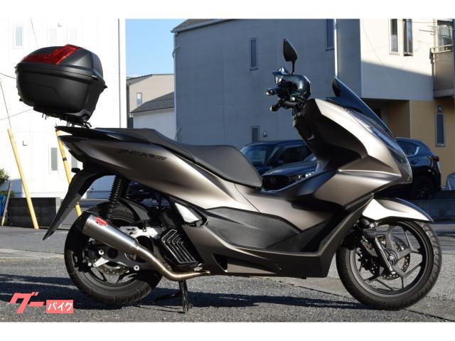 PCX160 ワンオーナー マフラー リアボックス ドライブレコーダー ETC フォグランプ クランプバー
