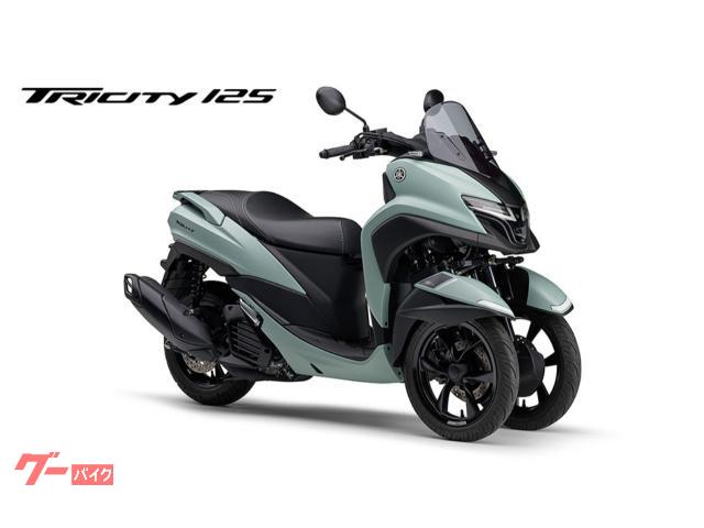 トリシティ１２５　ＡＢＳ　８ＢＪ−ＳＥＬ４Ｊ型式　２０２５年モデル　マットライトグリーン