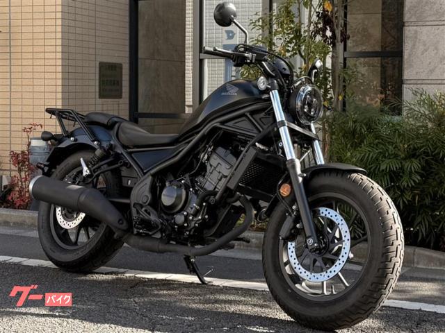 レブル２５０Ａ　ＡＢＳマットガンパウダーブラックメタリック　ツヤケシ　クロ　キャリア付き　ガラスコーティング済み