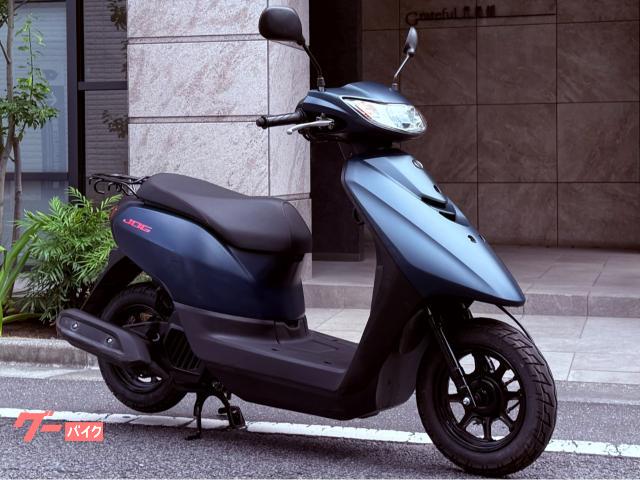 JOG ジョグ7型 インジェクション マットブルー リアキャリア付き タイヤ前後新品