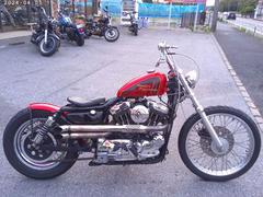 ＨＡＲＬＥＹ−ＤＡＶＩＤＳＯＮ　ＸＬＨ１２００Ｃ　１９９８Ｙ　スモールタンク　ドラッグパイプ　サイドナンバー　フラットフェンダー　コイル移設他　カスタム多数