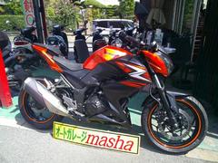 カワサキ　Ｚ２５０　純正キー２本付　２０１４年式　オレンジリムテープ仕様