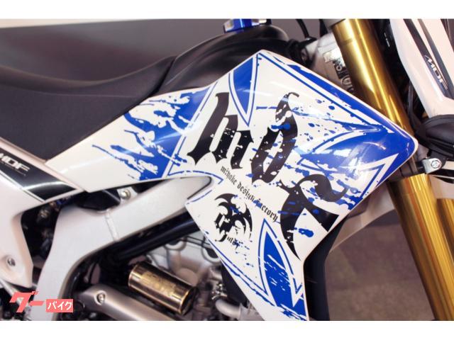 ヤマハ WR250R ヘッドライトゼッケン仕様 外装デカール ETC