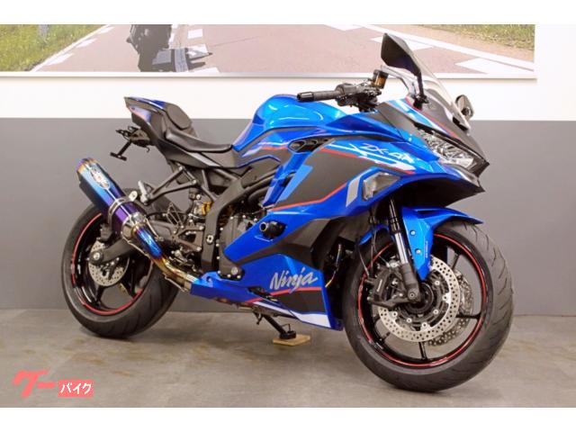 Ｎｉｎｊａ　ＺＸ−４Ｒ　ＳＥ　ＥＴＣ２．０　ＵＳＢシングル　フルＥＸマフラー　バックステップ　前後サスペンション他カスタム