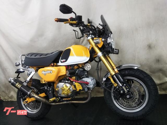 ホンダ モンキー125 バナナイエロー 純正OPアラーム ヨシムラGP
