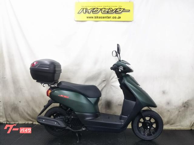 ＪＯＧ　マットアーマードグリーン　ＡＹ０１型　現行モデル　ＧＩＶＩトップケース　メインキー２本　取扱説明書付き　インジェクション車