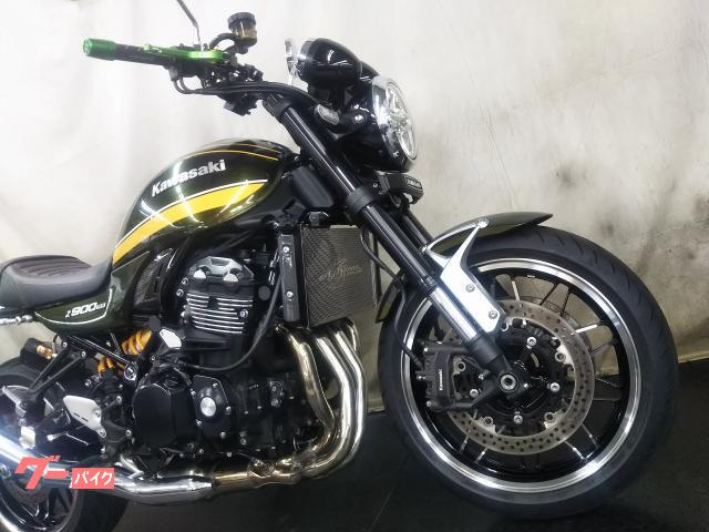 カワサキ Z900RS Z2タイプロングテール メッキショート管