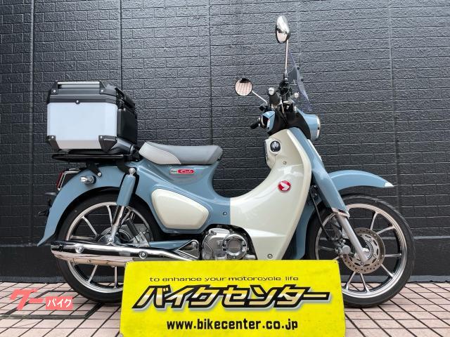 スーパーカブＣ１２５　　ワンオーナー　２０２２年モデル　スマートキー　パールニルタバブルー　グリップヒーター　防犯アラーム付き