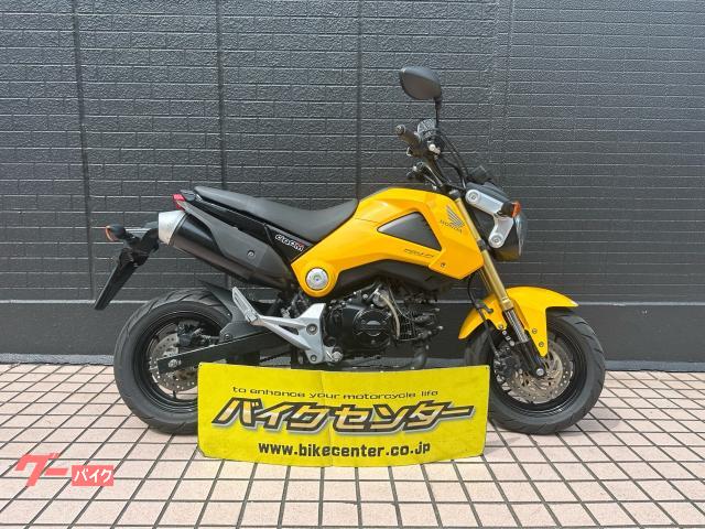 グロム　２０１３年モデル　パールクイーンビーイエロー　ノーマルマフラー　メットホルダー付き