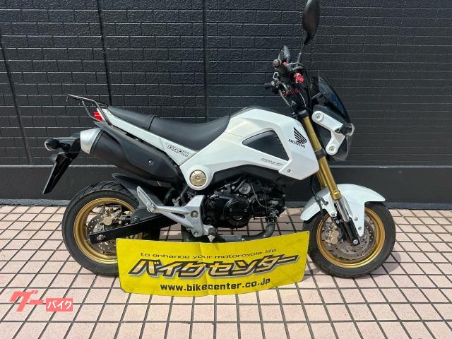 グロム　２０１４年モデル　パールヒマラヤズホワイト　ＭＲＡスクリーン　メットホルダー付き