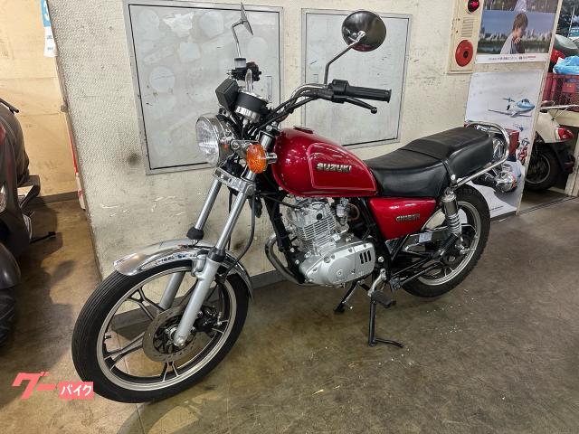 スズキ GN125H レッド 5速MT キャブ車 ノーマル｜バイク