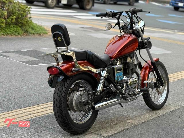 ホンダ レブル250カスタム キャンディーオレンジラメ塗装 自賠責付