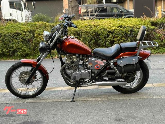 ホンダ レブル250カスタム キャンディーオレンジラメ塗装 自賠責付 ホンダ レブル250カスタム キャンディーオレンジラメ塗装 自賠責付