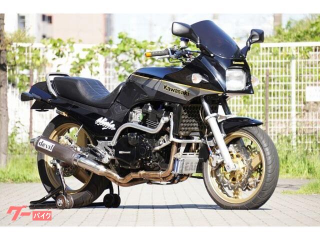 カワサキ ＧＰＺ９００Ｒ デビルマフラー！バーハンドル ...