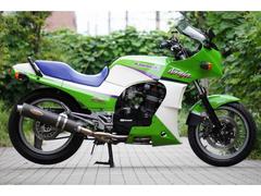 カワサキ　ＧＰＺ９００Ｒ　ライムグリーン　Ａ１２モデル　ベビーフェイスフルエキゾーストマフラー　バーハンドル　フェンダーレス　ＥＴＣ